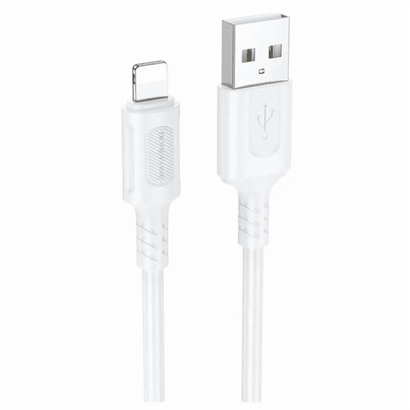 Cable Borofone Bx111 – Usb-a Para Iphone (blanco) 2.4a