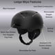 thumbnail image 3 of Casco de nieve Giro Ledge MIPS negro mate talla L (59-62,5 cm), 3 of 8