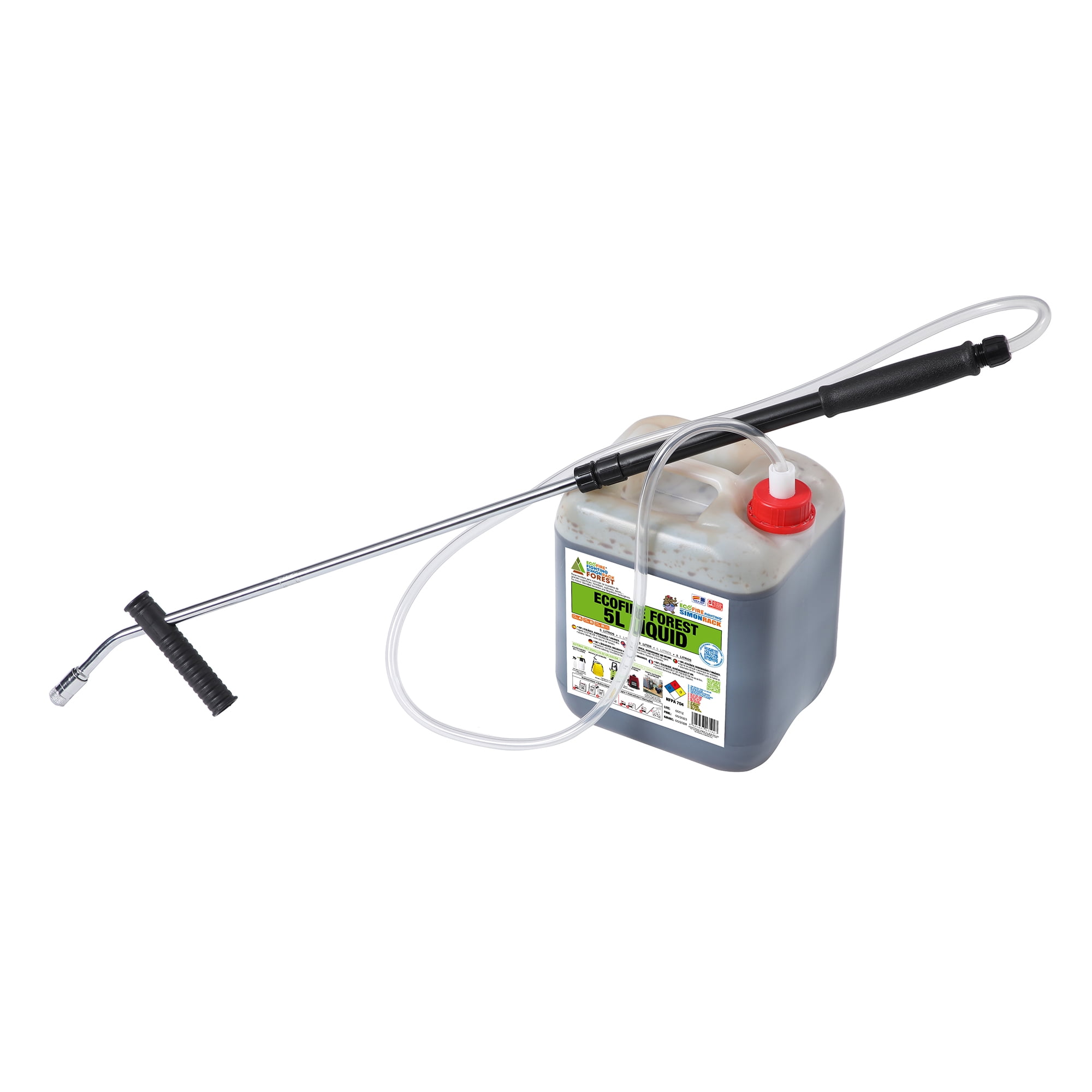 Simonrack - Set Lanza Con Bidon Ecofire Forest 5 Lt