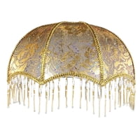 Magideal - Cubierta De Pantalla De Lámpara De Mesa De Cúpula De Repuesto De Estilo Europeo Con Parte Inferior De Borla De 30Cm Para Lámpara De Escritorio, Lámpar Estilo D