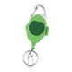 thumbnail image 1 of Fly Fishing Zinger Cards Holder Retractable Badge Holder Key Chain Reel Clip Green, 1 of 5