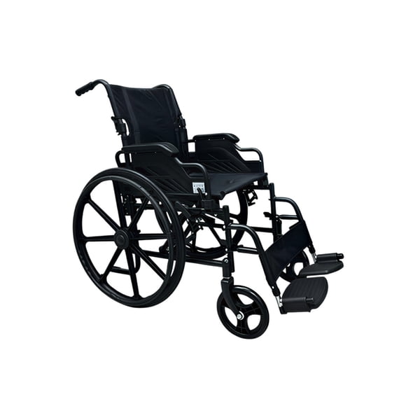 Silla de Ruedas Brazos Abatibles de Acero