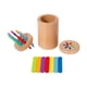 thumbnail image 5 of Vaso De Clasificación De Colores Para Niños, Juego Cognitivo De Madera Para Combinar Colores Para Niños Pequeños, Tapa Doble, 5 of 5