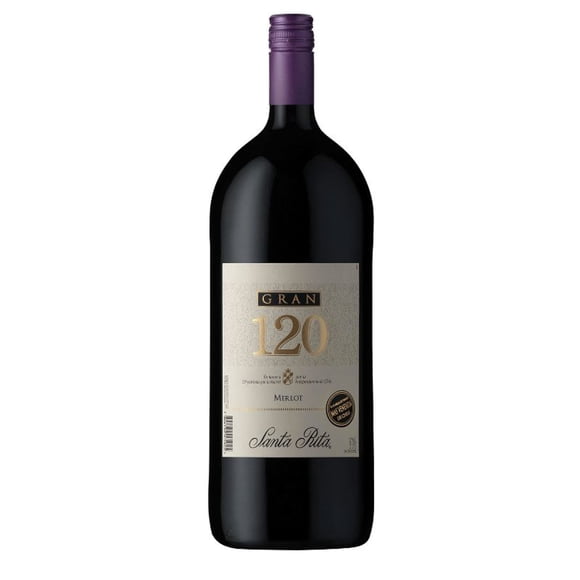 Vino Tinto Merlot 12° Botella, 2 L