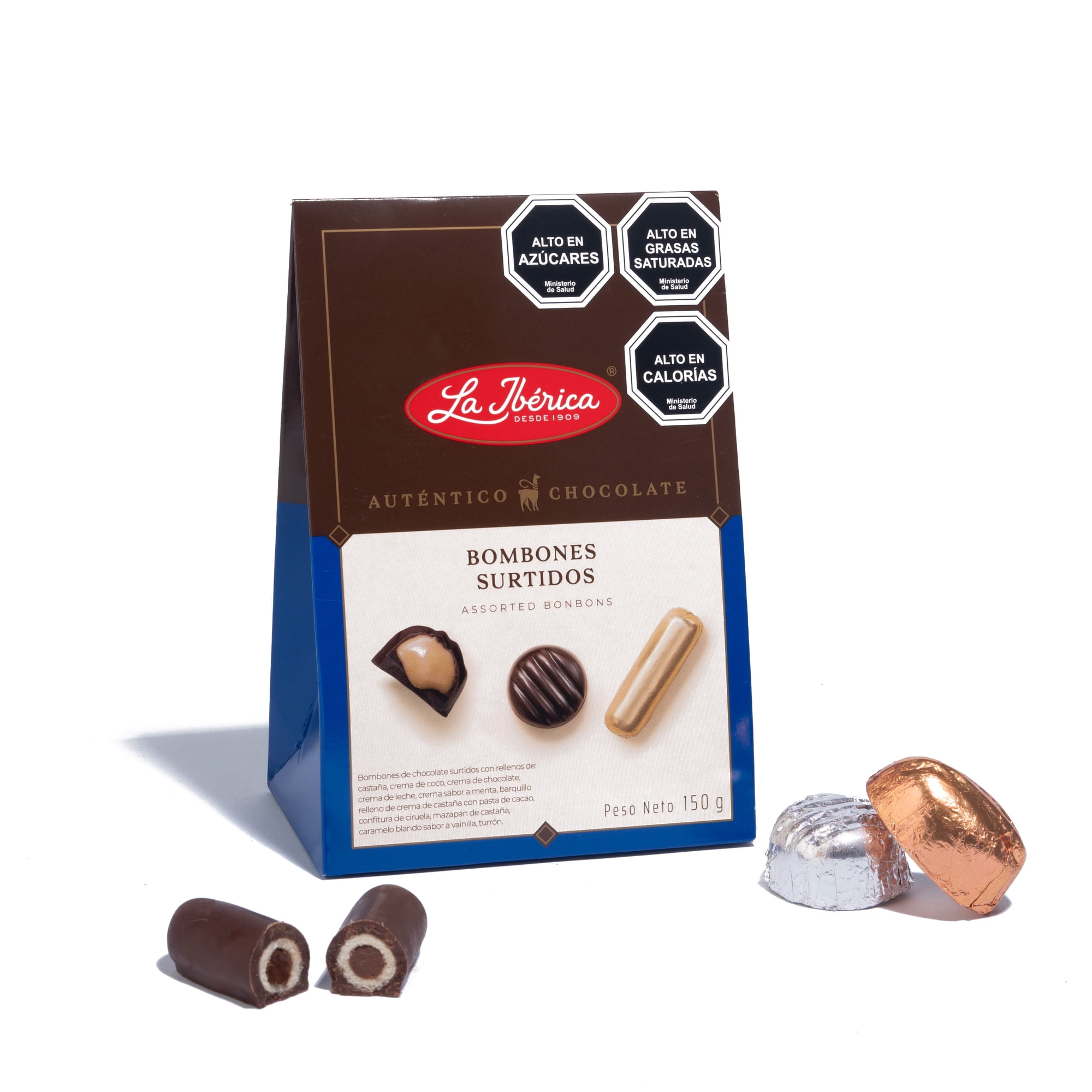 Chocolates La Ibérica - Bombones Surtidos De Chocolate 150g La Ibérica