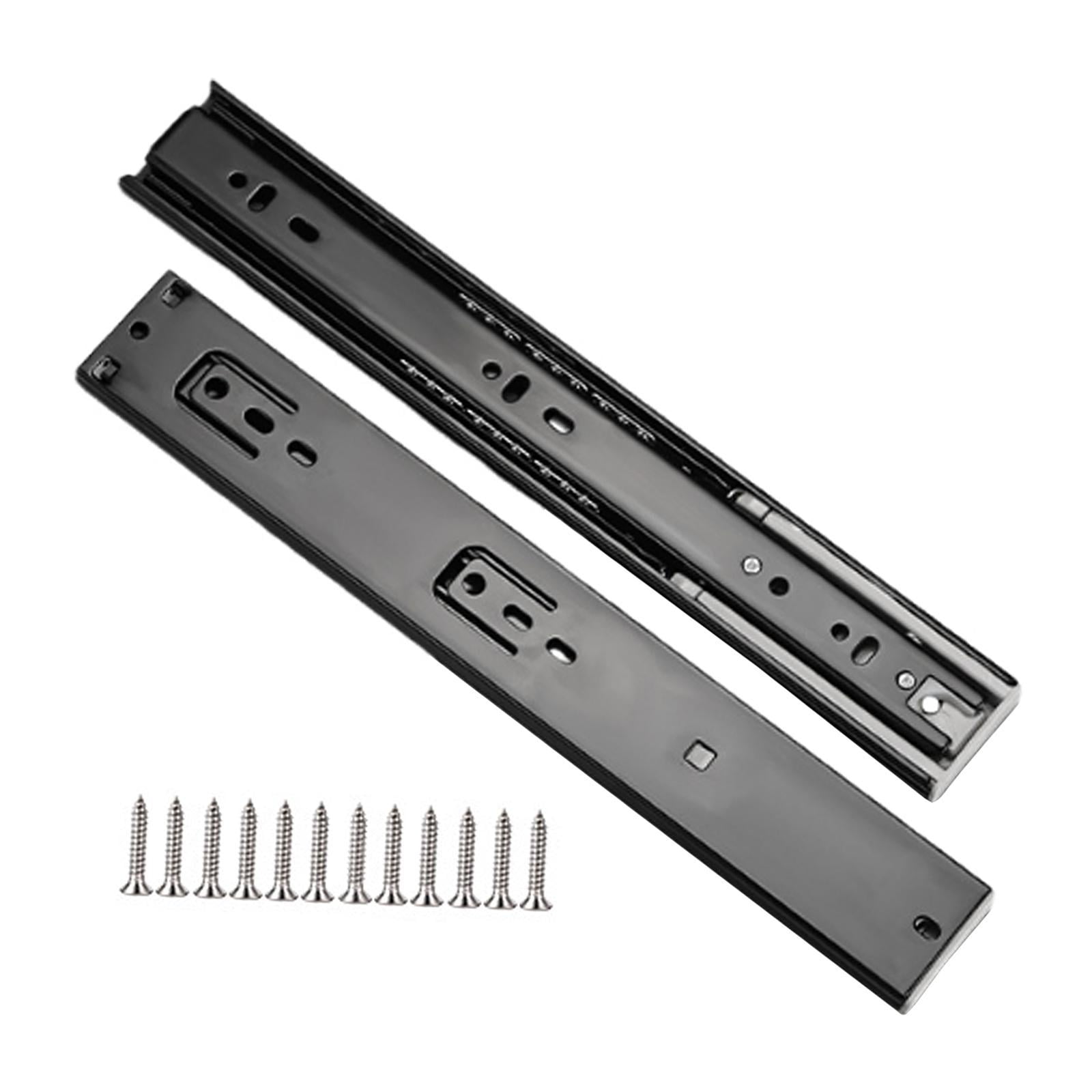 Magideal - 2x Correderas Para Cajones Correderas Para Cajones Resistentes Prácticas Alto Rendimiento Repuestos Fácil Instalación Guía Silenciosa De Alta Resisten 10 Pulgadas