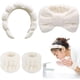 thumbnail image 1 of 4 correas Spa para la cabeza, horquillas para el lavado facial y muñecas, accesorios reutilizables para el maquillaje y el cuidado facial, evitan derrames de líquidos y son reutilizables, 1 of 4