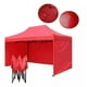 thumbnail image 1 of Toldo Plegable 3x6 Lona Impermeable Con Laterales Rojo Uv, 1 of 2