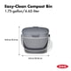 thumbnail image 2 of Cubo de abono OXO Good Grips EASY-CLEAN, 6,62 L, color carbón, 2 of 9