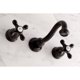 thumbnail image 5 of Grifo Kingston Brass Vintage de 2 manijas para montaje en pared, bronce aceitado, 5 of 8