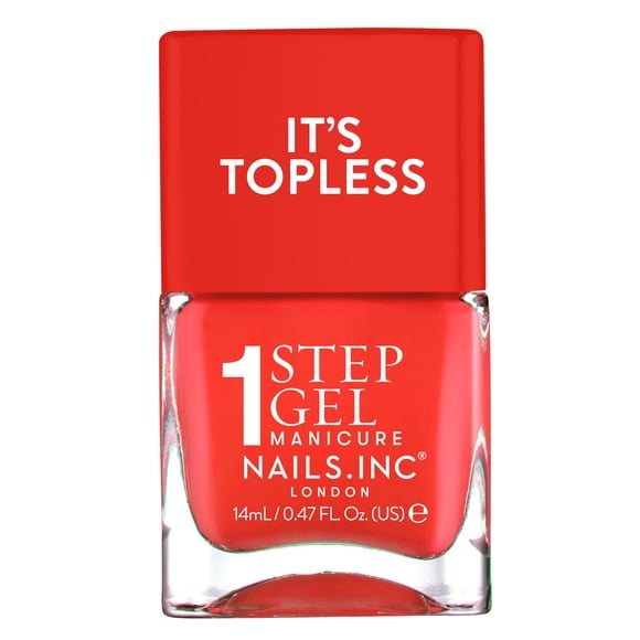 Esmalte de uñas Nails Inc It's Topless con forma de gel Jennifer, 14 ml