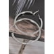thumbnail image 2 of Aretes Fashnzfab Aro Doble Rhinestones 5cm, 2 of 3