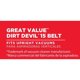 thumbnail image 2 of Correa para Aspiradora Great Value Pack de 2 para Dirt Devil 15, 2 of 3