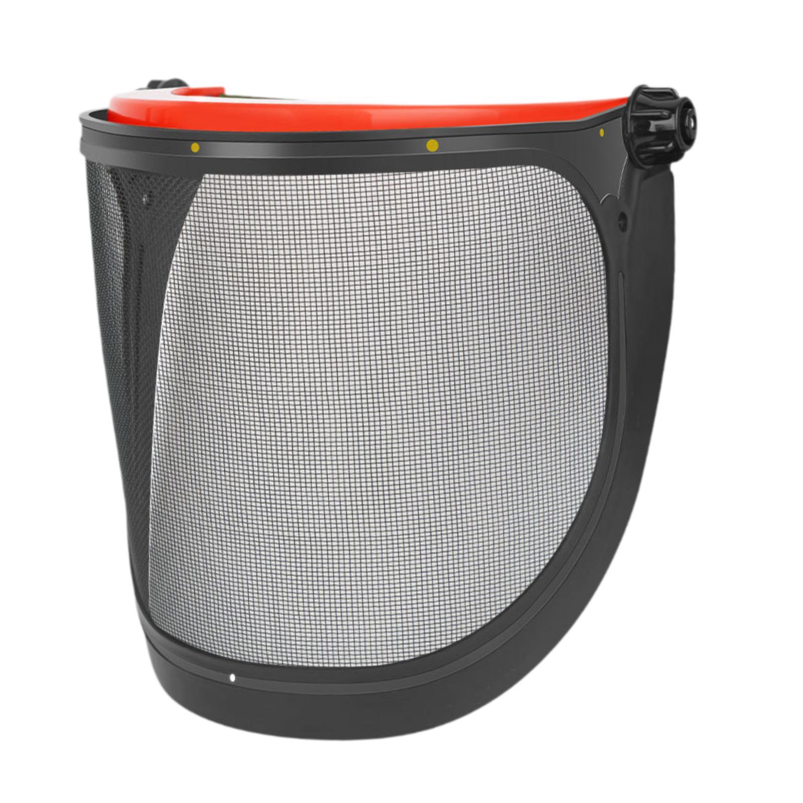 Ioensy - Protector Facial Protector De Casco Seguro Para Motosierra Al Aire Libre Recortadora