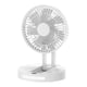 thumbnail image 4 of Ventilador De Escritorio Con Inclinación Ajustable, Ventilador De Mesa Plegable Para Oficina, Hogar, Librería, Color Blanco, 4 of 5