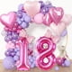 thumbnail image 3 of Balloon Florisland para 23 cumpleaños, lámina de mylar, color rosa, 1,02 m, 3 of 6