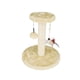 thumbnail image 2 of Rascador para gatos, estructura de escalada para gatos, de dos pisos, vertical, con bolas colgantes, juguetes para jugar, torre de juegos para gatos,, 2 of 5