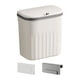 thumbnail image 1 of Contenedor De Basura Montado En La Pared Contenedor De Compost De Cocina Para Camping Baño Dormitorio Blanco 12L, 1 of 5