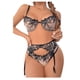 thumbnail image 2 of Set Lenceria Sensual de Encaje Floral con Ligas Talla Unica, 2 of 9
