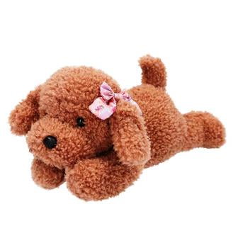 TOPModel Lindo peluche perrita 24 cm Floral - Suave & amorosa