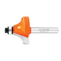 Truper - Fresa Redondeadora Para Molduras Con Guía 1.1/4""