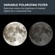 thumbnail image 2 of Filtro lunar de polarización variable Telescopio Celestron 1.25, 2 of 5