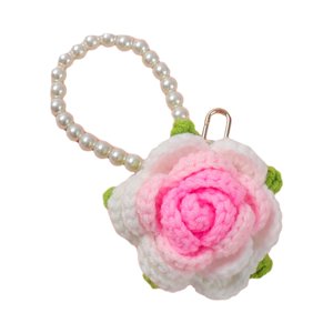 Bothyi - Llavero Con Forma De Rosa, Decoración Para Llavero De Regalo, Bolso De Aniversario, Día De San Valentín, Rosa Degradado