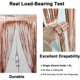 thumbnail image 2 of Cortina de Flecos Metalizada BICAOGEE Rose Gold 1 m x 2 m, Pack de 2, 2 of 3