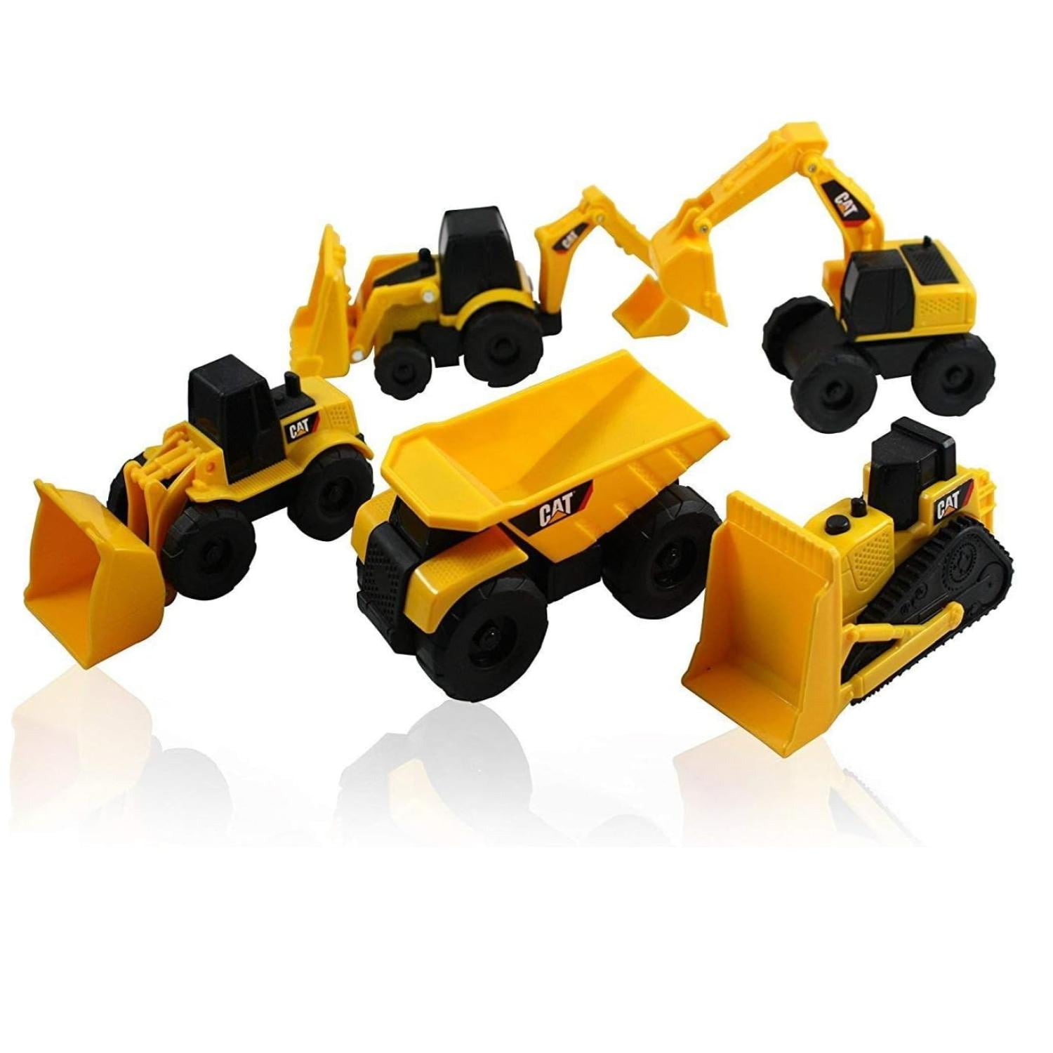 Total E-commerce - Juguete Set 5 Maquinas De Construccion Cat Infantil