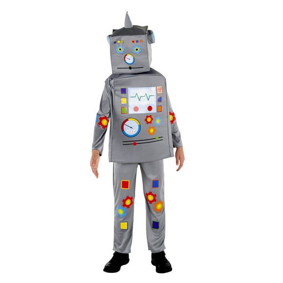 Disfraz de robot Dress Up America para niños (tamaño mediano) para Halloween