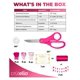 thumbnail image 5 of Tijeras Crutello 51 cm Kit de Corte de Cinta Rosa 20 ft x 20 in, 5 of 6