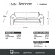 thumbnail image 3 of Sofa Ancona 2c Tela Velvet Negro, 3 of 6