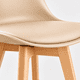 thumbnail image 5 of Taburete Tulip Wood Acolchado 66cm - Beige, 5 of 7