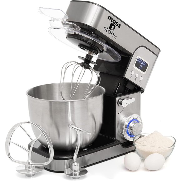 Batidora de Pie Moss Stone 6 Velocidades Bowl 5.5 L LCD