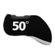 thumbnail image 5 of Protector De La Cubierta De La Cabeza Del Headcover Del Hierro Del Putter Del Hierro Del Club De Golf 50 Grados Negros, 5 of 5