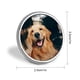 thumbnail image 2 of Insignia de Botón Redondo Desmarcar Golden Retriever 2.8 cm, 2 of 6