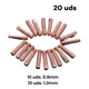 thumbnail image 4 of Juego 20 Boquillas Mig - 10 Uds. 0,8mm Y 10 Uds. 1.0mm, 4 of 4