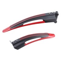 Magideal - Guardabarros De Bicicleta De Montaña, Conjunto De Guardabarros De Liberación Rápida, Cubierta Completa, Alargamiento, Ampliación, Protección De Neumát Rojo