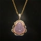 thumbnail image 4 of 1pc Luxury Buddha Necklace for Men - Shiny White and Pink Pendant Jewelry for Birthdays and Special Occasions, 4 of 5