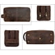 thumbnail image 5 of Neceser de viaje RUSTIC TOWN de piel de plena flor, kit Dopp, 5 of 6