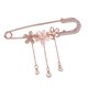 thumbnail image 5 of Broche De Metal Con Diamantes De Imitación Para Falda Escocesa, Broche De Flor De Cristal, Imperdible Grande Dorado, 5 of 5