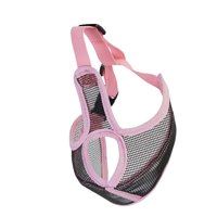 Ioensy - Bozal De Hocico Corto Mascarilla Para Perro Transpirable Para Anti Entrenamiento Masticar Talla M Rosa