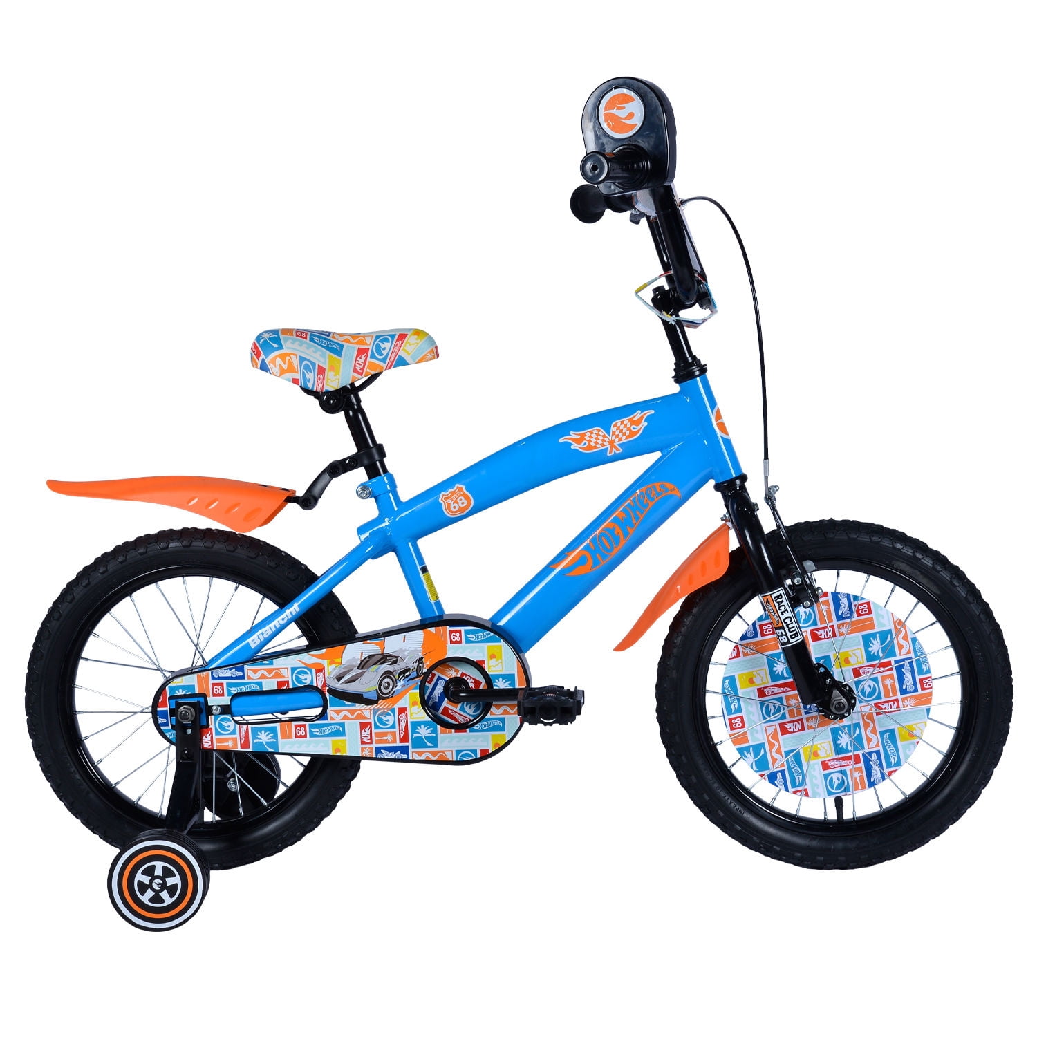 Bicicleta Hotwheels 16 azul