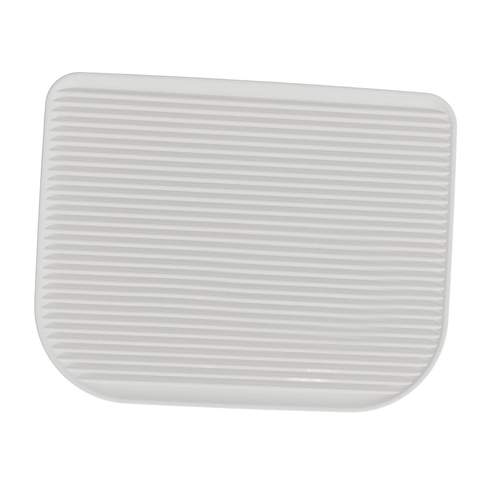 Magideal - Alfombrilla Para Arena Para Gatos, Alfombrilla Para Atrapar Arena, Fácil De Limpiar, Resistente Al Desgaste, Alfombrilla De Control De Dispersión Para Blanco