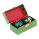 thumbnail image 2 of Bolas De Masaje De 2 Piezas Con Caja De Almacenamiento Bolas De Baoding Para Personas De Mediana Edad ColorfulGossip Green, 2 of 5