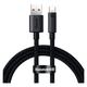 thumbnail image 1 of Cable de datos USB c carga rápida 100w 1m trenzado Negro, 1 of 3
