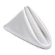 thumbnail image 1 of REGALWOVEN 12 Paquete de Servilletas de Tela, Servilletas de Cena de Mesa de Satén Lavables y Reutilizables para Restaurante, Bodas, Eventos y Fiestas Blancas 12x12 pulgadas, 1 of 6