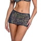 thumbnail image 2 of Falda de Rejilla con Lentejuelas - Negra/multicolor LG, 2 of 2