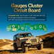 thumbnail image 2 of Placa de Circuito del Cluster de Medidores para Jeep Wrangler YJ 1987-1991, 2 of 9