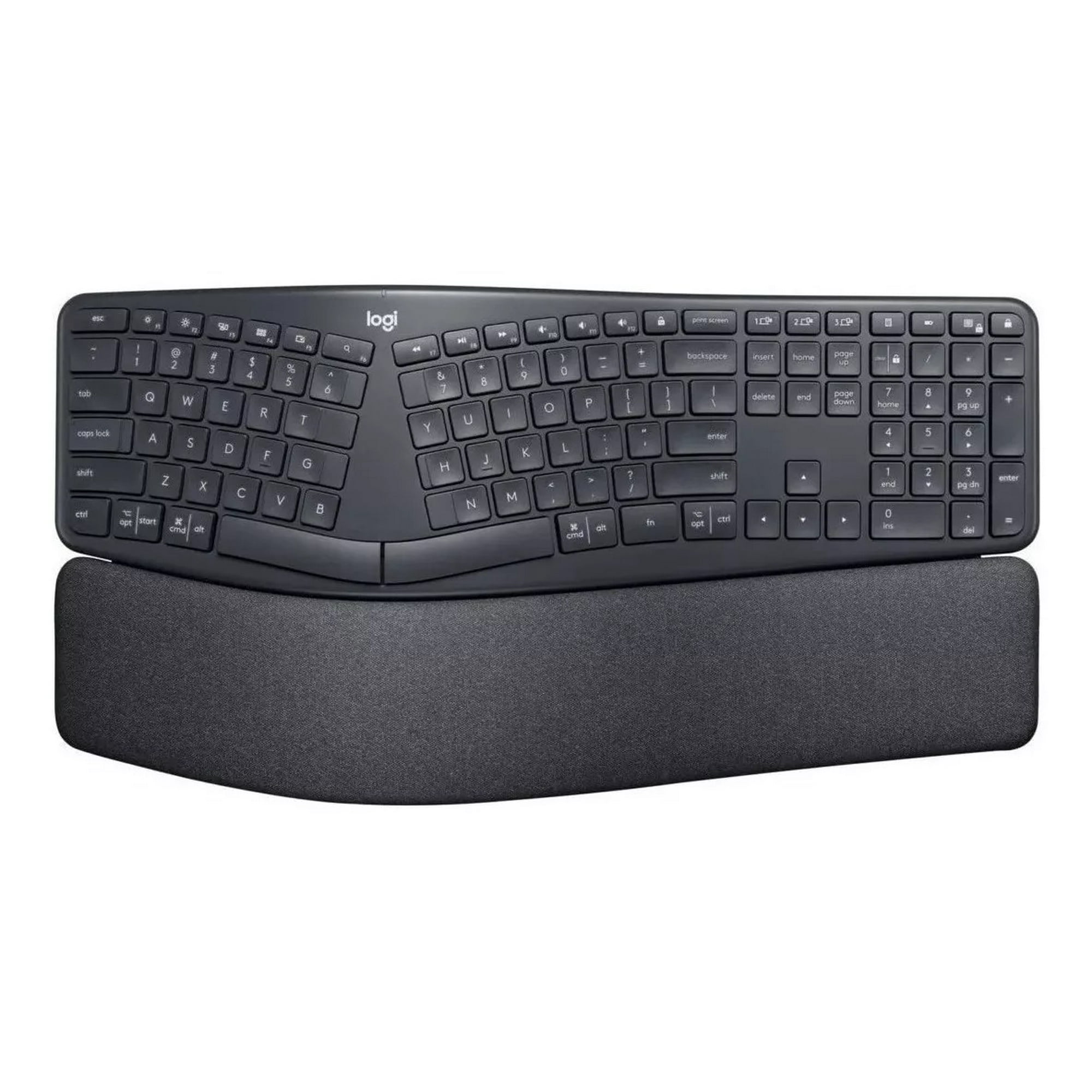 Teclado Bluetooth Logitech Ergo K860 Qwerty Español Negro
